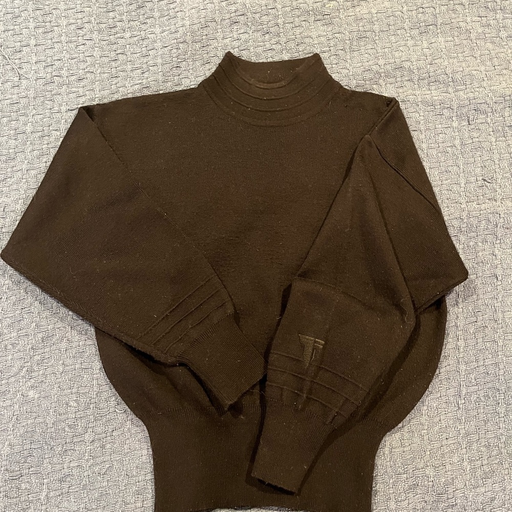 Elegant Black Turtleneck Sweater for Men